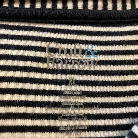 Croft Barrow striped short sleeve top XL - Picture 3 of 3